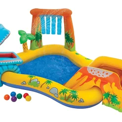 Castorama Aire De Jeux Piscine Gonflable Pour Enfants Intex Dinosaure