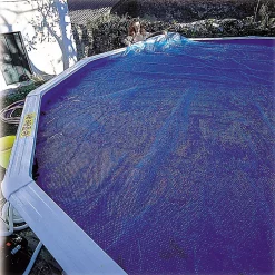 Castorama Bâche à Bulles 180µ Gré Pour Piscines Acier 5,00 X 3,00m