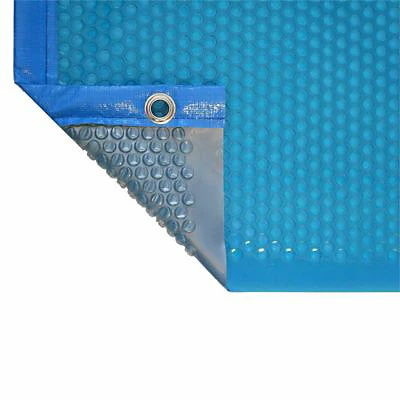 Castorama Bâche à Bulles été Bleue Argent Bordée 4 Côtés (vendu Au M²)