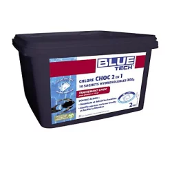 Castorama Chlore Choc 2 En 1, 10 Sachets Hydrosolubles