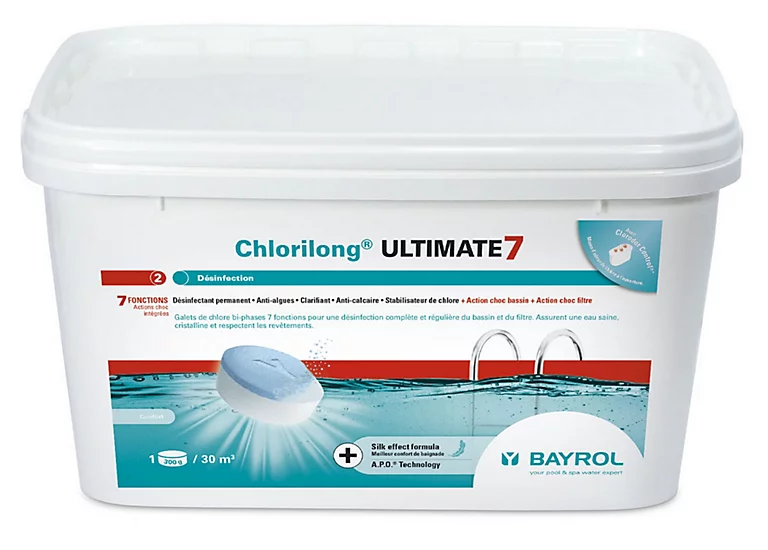 Castorama Chlore Galets Chlorilong Ultimate 7 Bayrol 4,8 Kg