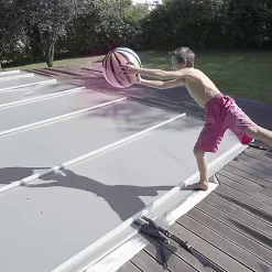 Castorama Couverture à Barres P-580 Pour Piscine Bois Pool'n Box