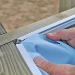 Castorama Liner Bleu Pour Piscine Bois Lunda Ø4,12m