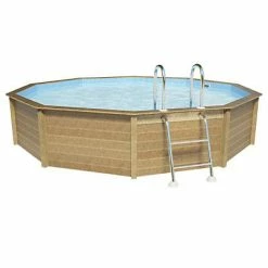 Castorama Piscine Béton Naturalis LDD L.4,93 X L.4,72 X H.1,43 M