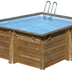 Castorama Piscine Bois Carrée Sunbay Carra 3,05 X 3,05 X H.1,19 M