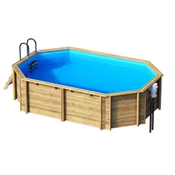 Castorama Piscine Bois Procopi Tropic ø5,10 X H.1,20 M