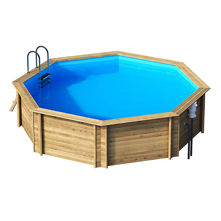 Castorama Piscine Bois Procopi Weva ø4,30 X H.1,33 M