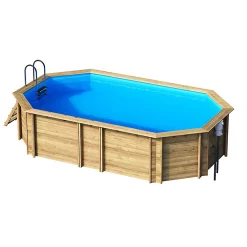 Castorama Piscine Bois Procopi Weva ø6,40 X H.1,46 M