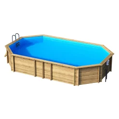 Castorama Piscine Bois Procopi Weva ø8,40 X H.1,46 M