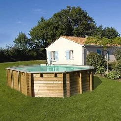 Castorama Piscine Bois Sunbay Azul LDD 6,72 X 4,72 X H.1,46 M