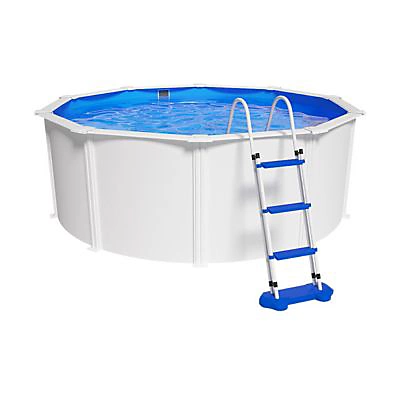 Castorama Piscine Hors Sol Acier Blanc Gré Fidji Ø3,70 X H.1,22 M