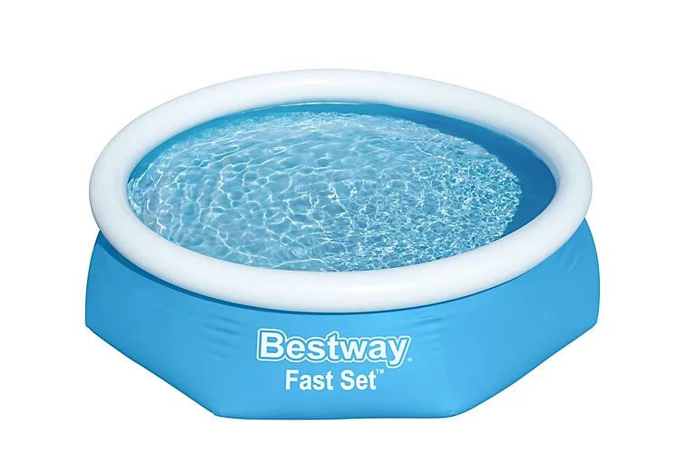 Castorama Piscine Hors Sol Autoportante Ronde Bestway Fast Set ø2,44 X H.0,61 M