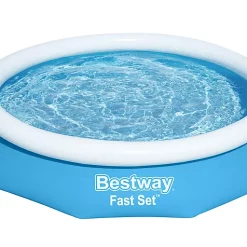 Castorama Piscine Hors Sol Autoportante Ronde Bestway Fast Set ø3,05 X H.0,66 M