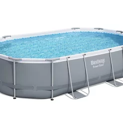 Castorama Piscine Hors Sol Tubulaire Ovale Power Steel PISC TUB OVALE L.488 X L.305 Cm