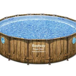 Castorama Piscine Hors Sol Tubulaire Ronde Bestway Power Steel™ Swim Vista™ ø4,88 X H.1,22 M