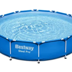 Castorama Piscine Hors Sol Tubulaire Ronde Bestway Steel Pro™ ø3,66 X H.0,76 M