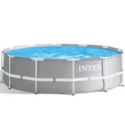 Castorama Piscine Hors Sol Tubulaire Ronde Intex Prism Frame Premium ø3,66 X H.0,99 M
