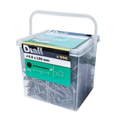 Castorama Vis Pour Terrasse Pozidriv Acier 4,5 X 50 Mm Diall, 500 pièces